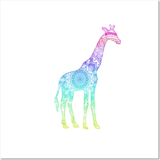 giraffe Posters and Art